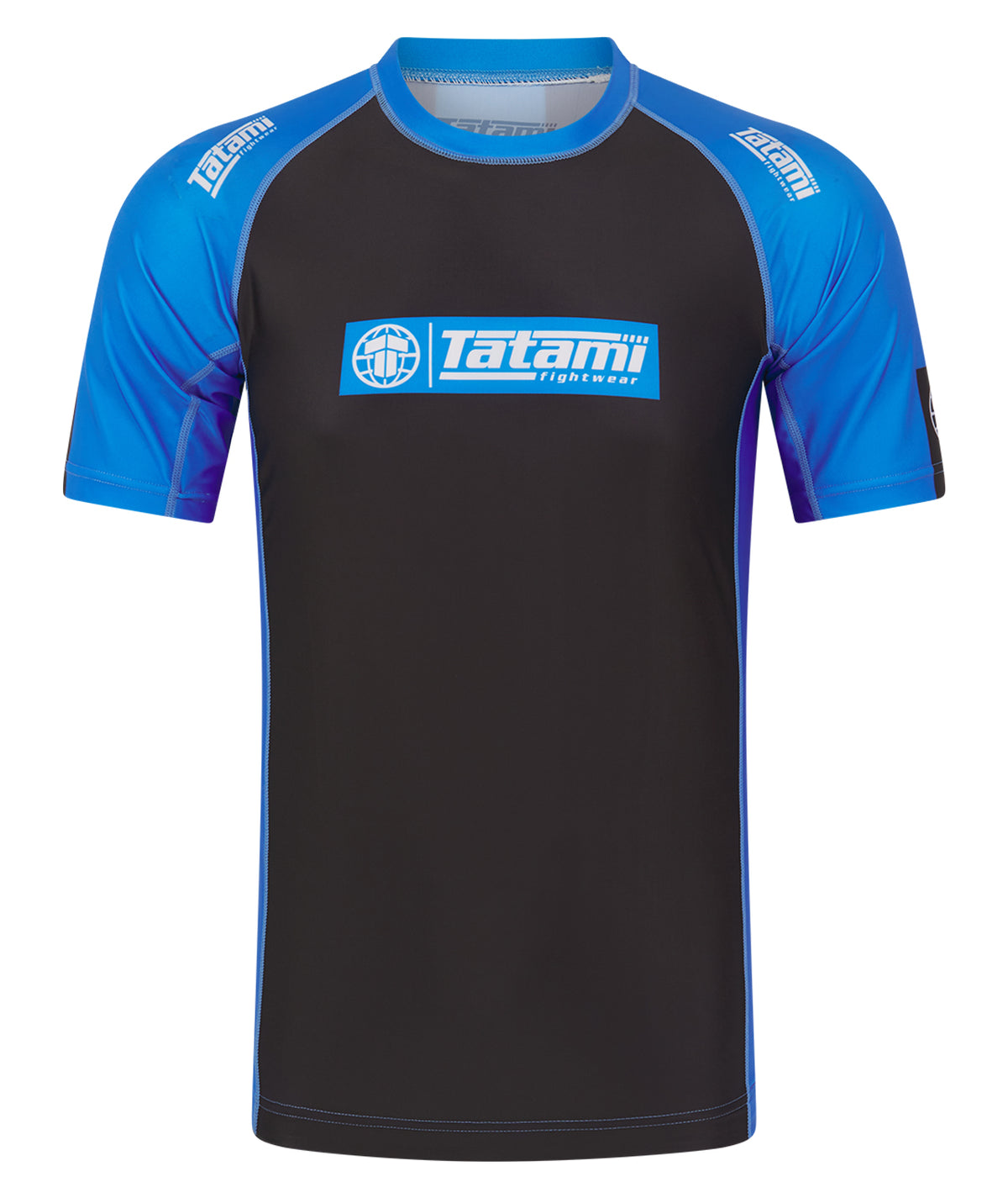 IBJJF Ranked Short Sleeve Rash Guard - Blue