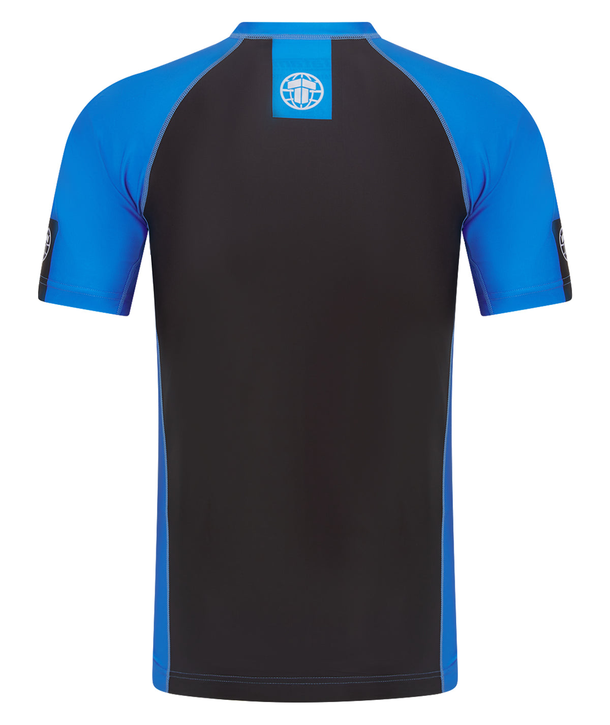 IBJJF Ranked Short Sleeve Rash Guard - Blue