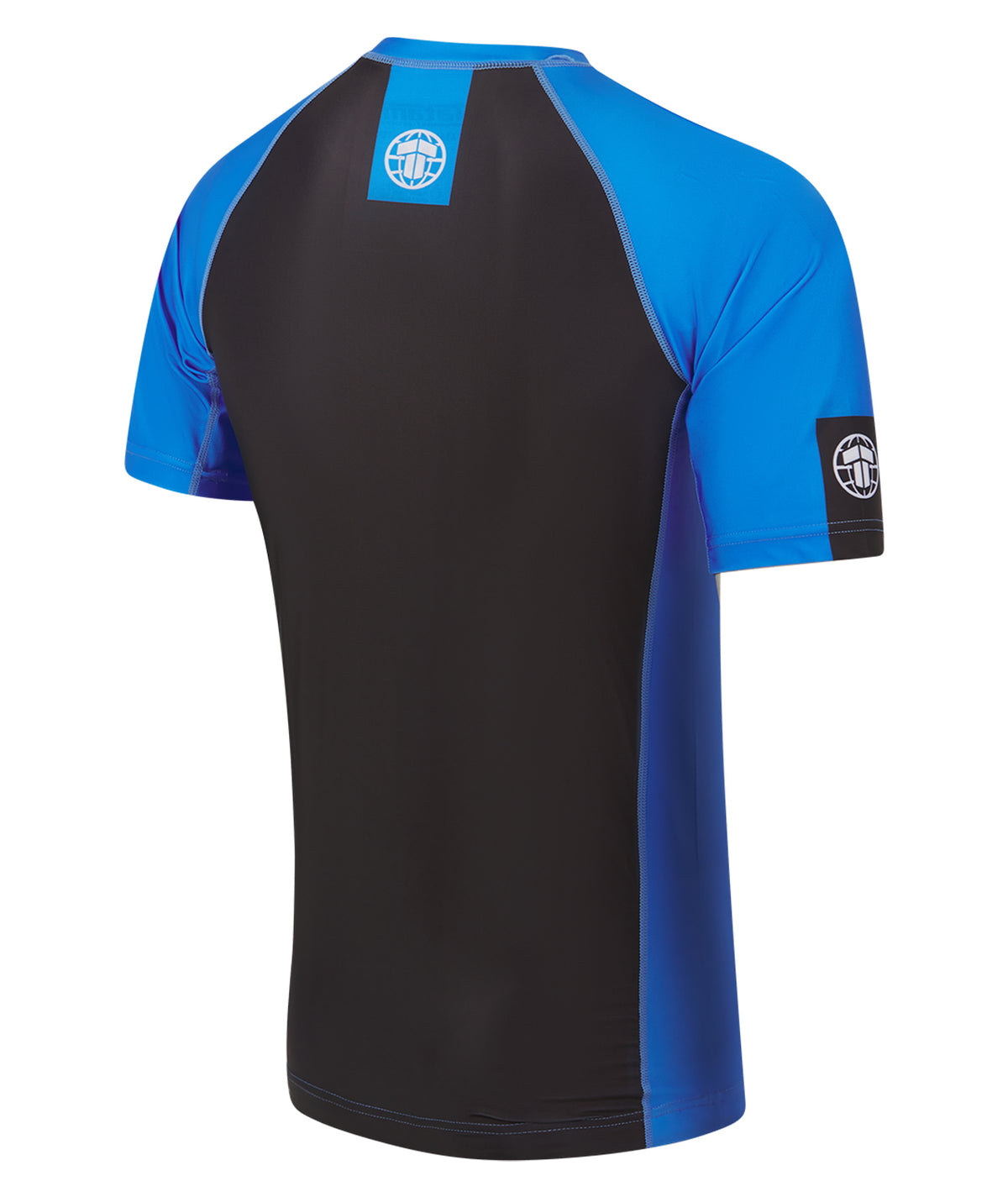 IBJJF Ranked Short Sleeve Rash Guard - Blue