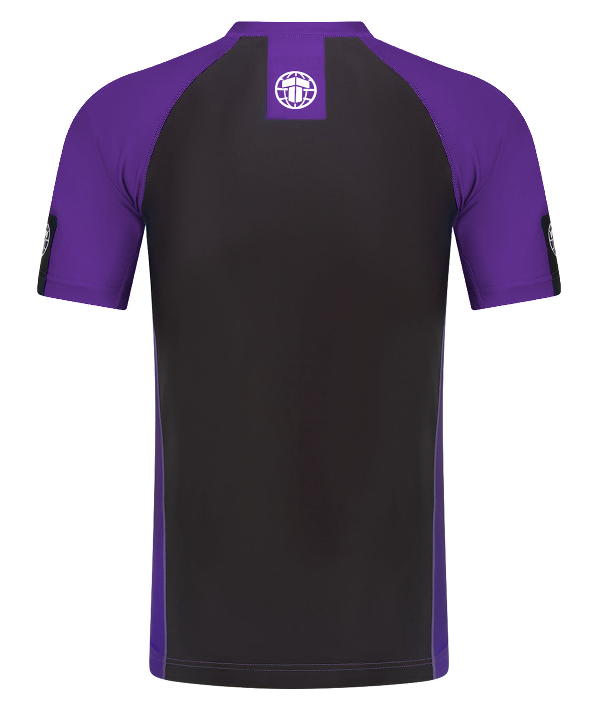 IBJJF Ranked Short Sleeve Rash Guard - Purple