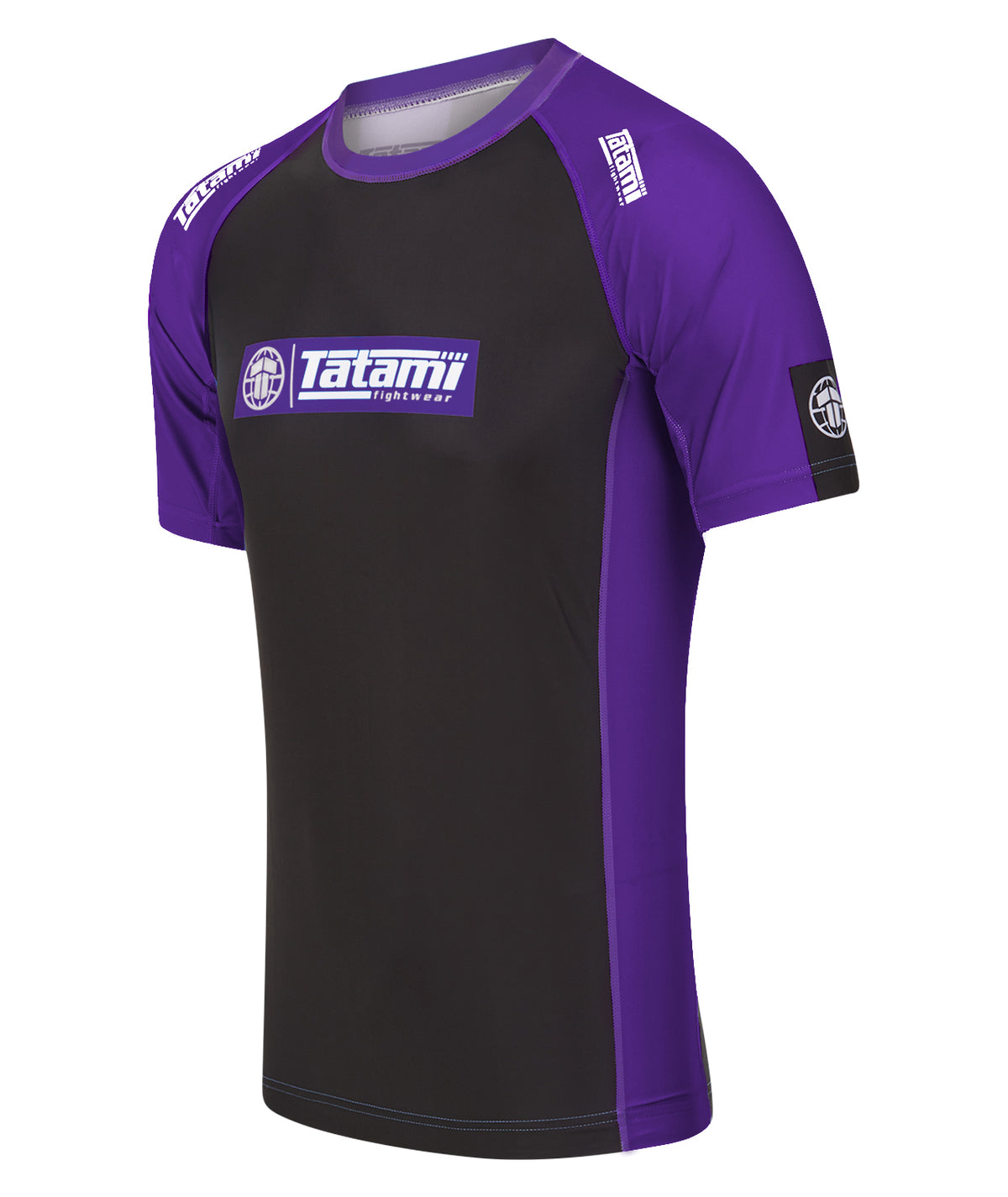 IBJJF Ranked Short Sleeve Rash Guard - Purple