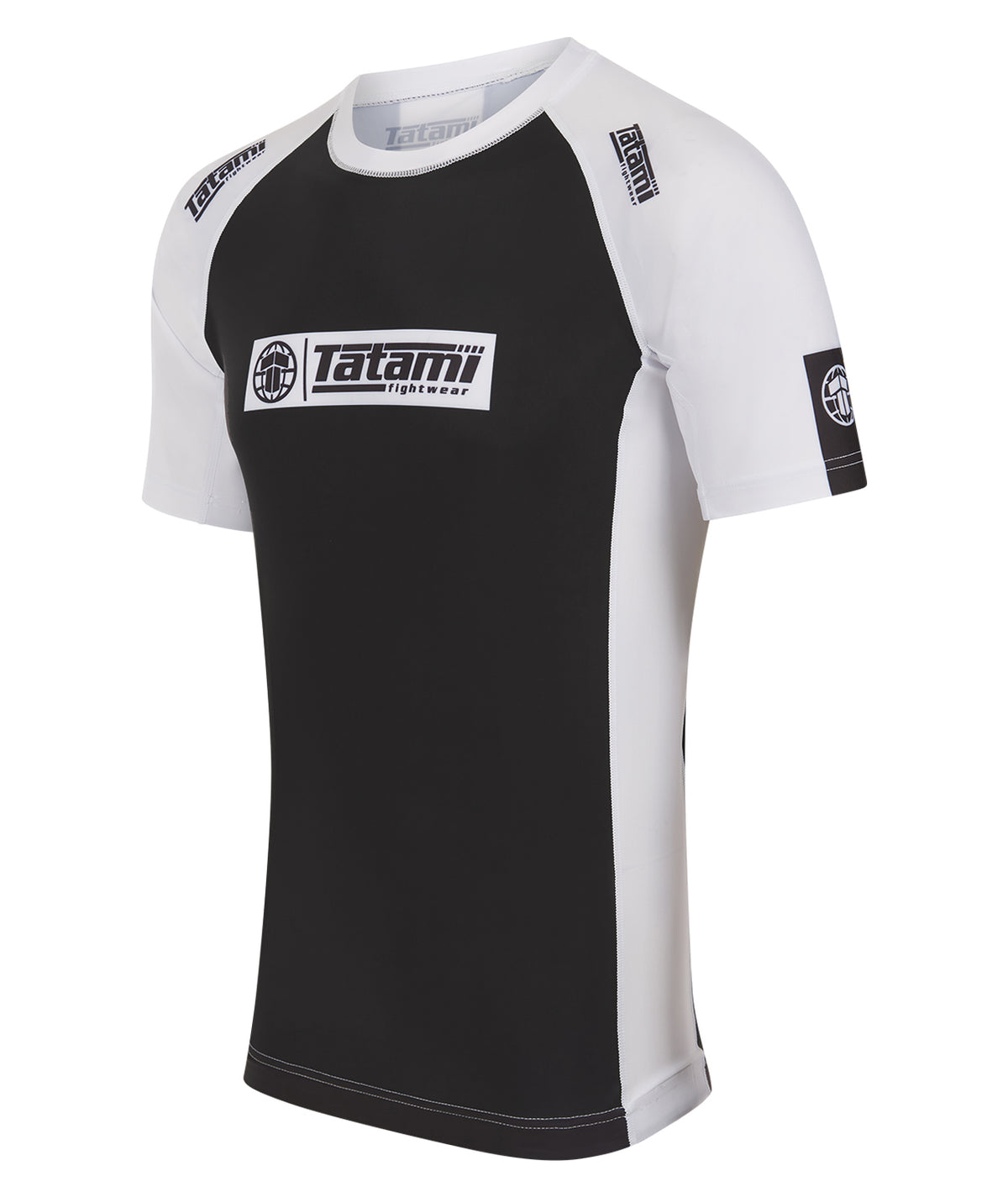 IBJJF Ranked Short Sleeve Rash Guard - White