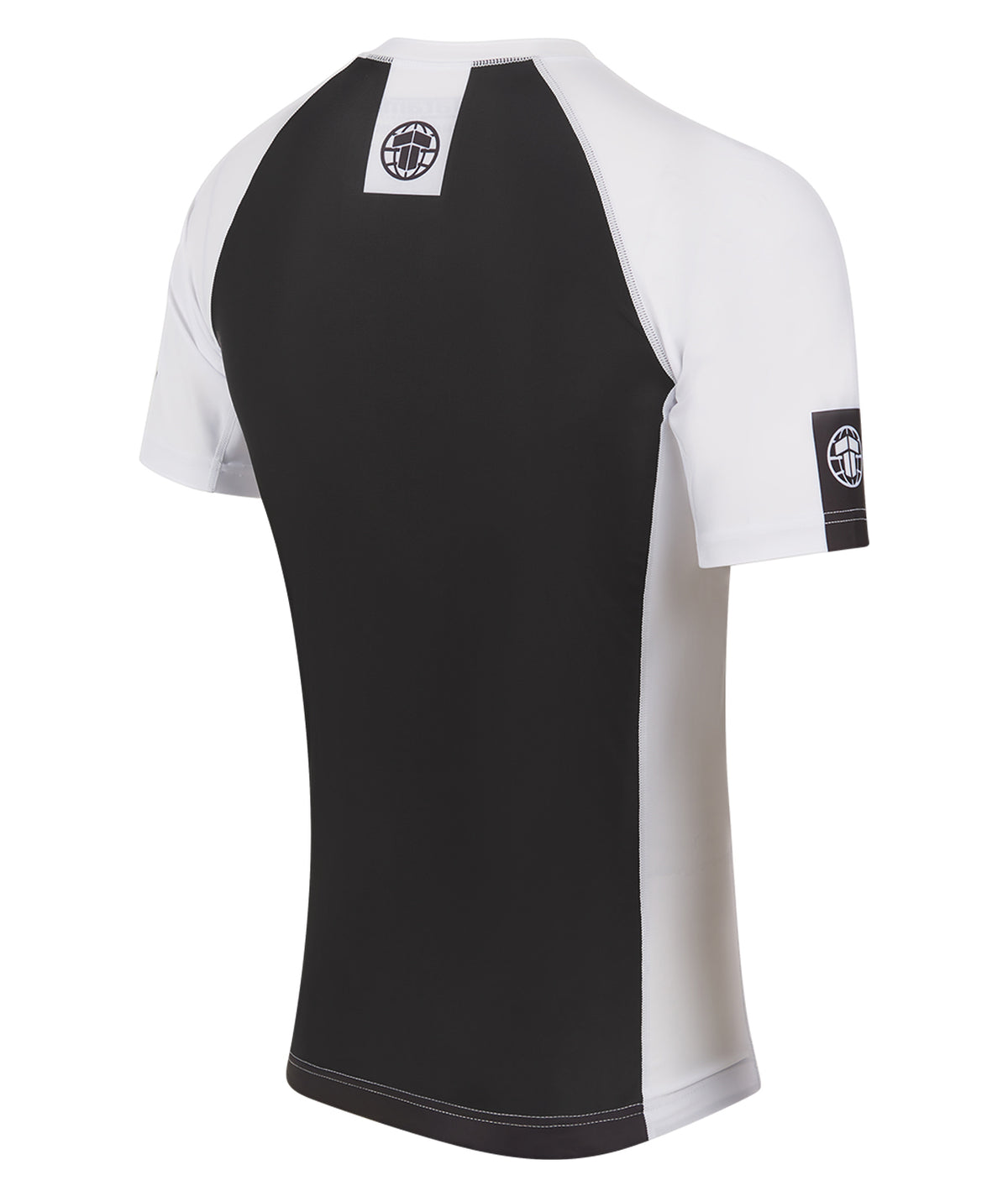IBJJF Ranked Short Sleeve Rash Guard - White