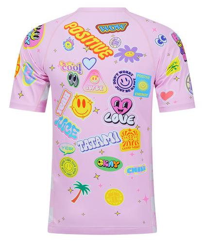 Sticker Bomb Rash Guard