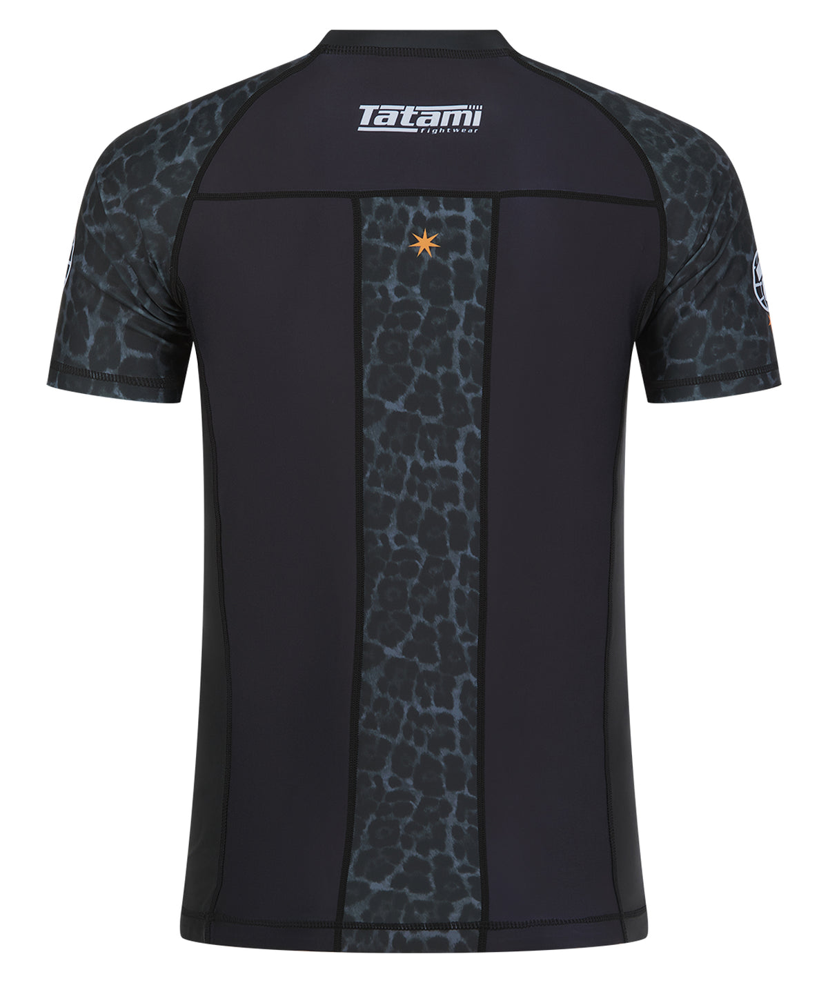 Tatami Short Sleeve Rash Guard - Black Leopard