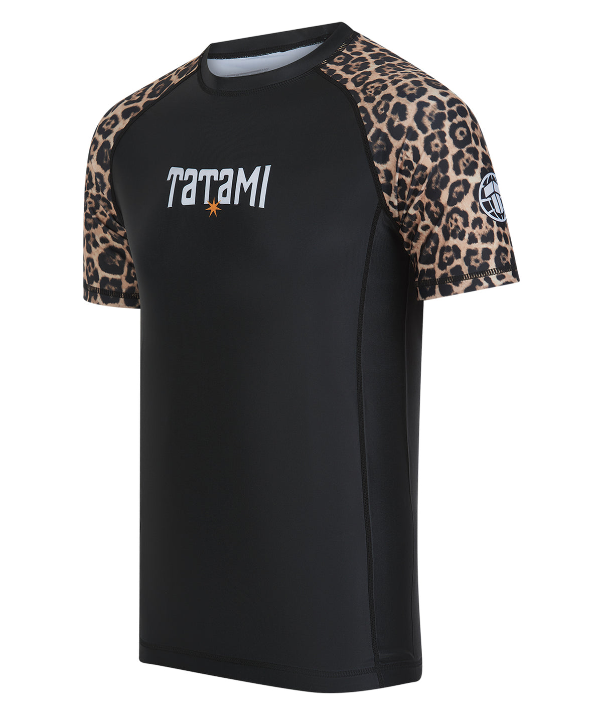 Tatami Short Sleeve Rash Guard - Leopard