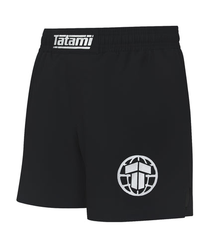 Tatami Pro V2 Grappling Shorts - Black & Silver