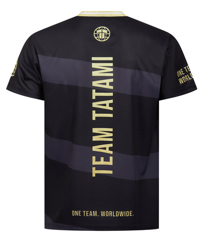 Team Tatami Mesh T-Shirt - Black & Gold