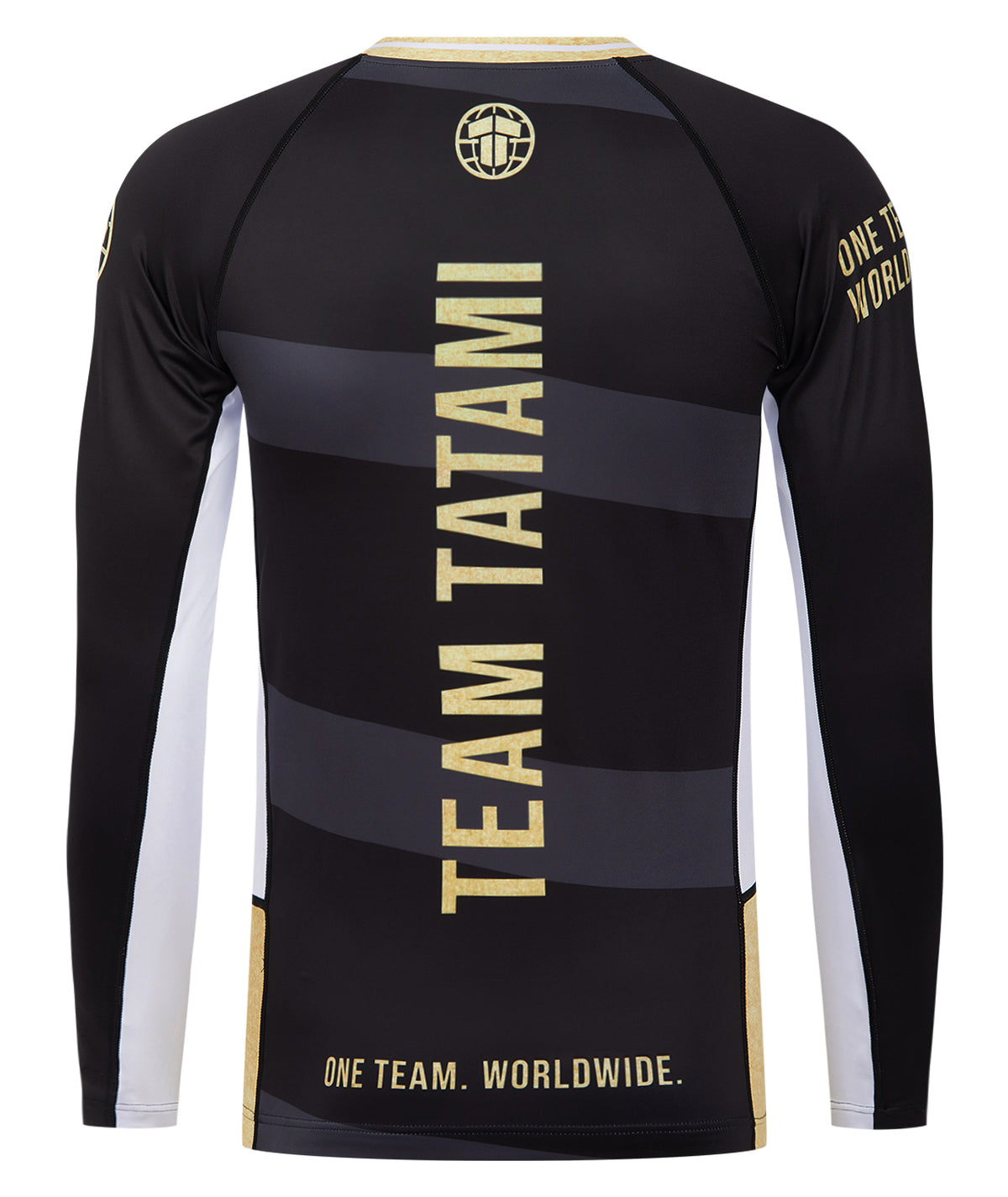 Team Tatami Long Sleeve Rash Guard - Black & Gold