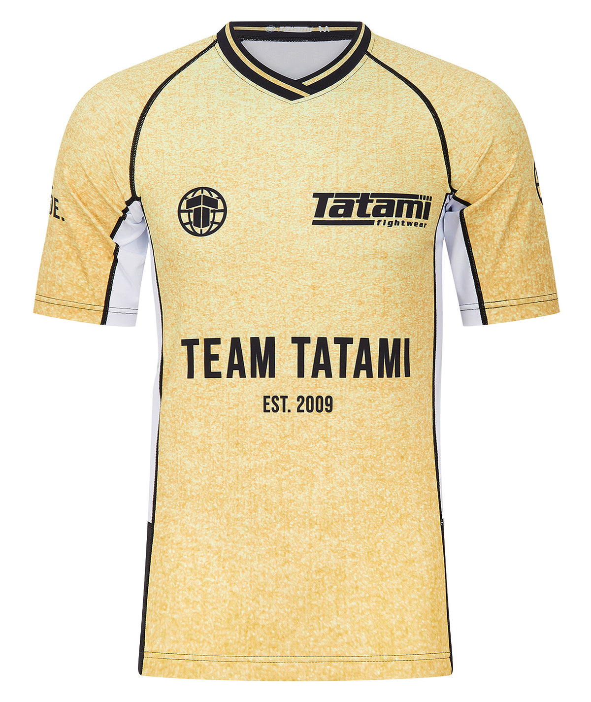 Team Tatami Short Sleeve Rash Guard - Gold