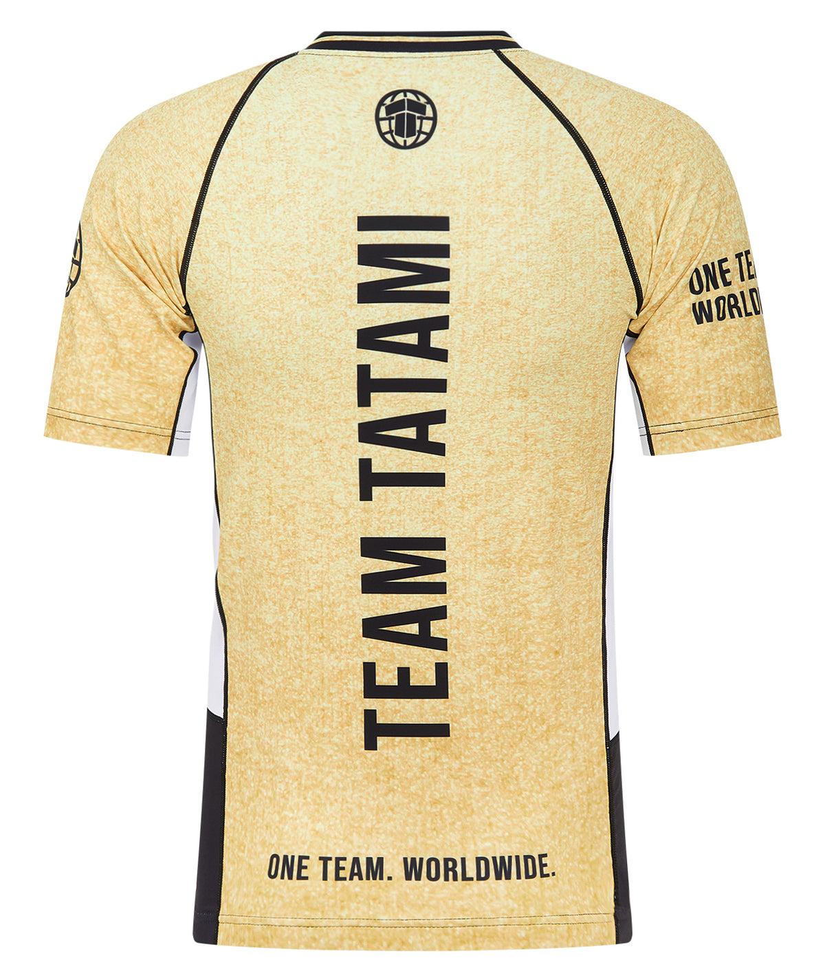 Team Tatami Short Sleeve Rash Guard - Gold
