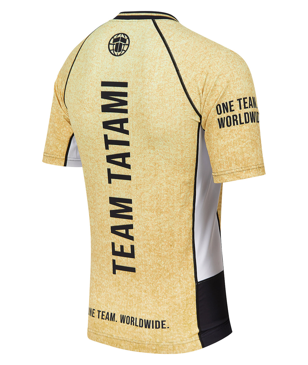 Team Tatami Short Sleeve Rash Guard - Gold