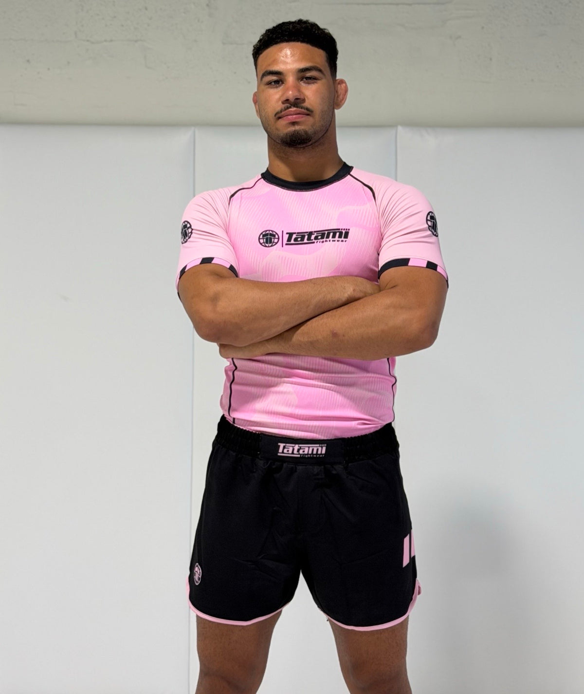 Tatami Nomad Rash Guard - Pink & Black