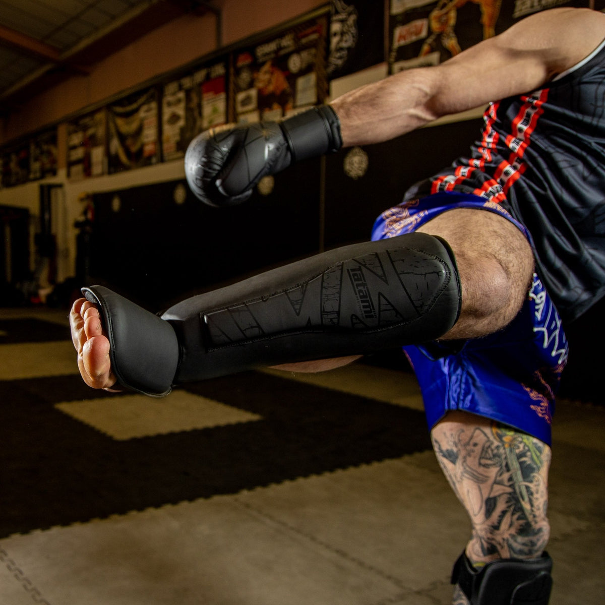 Obsidian Shin Pads - Black