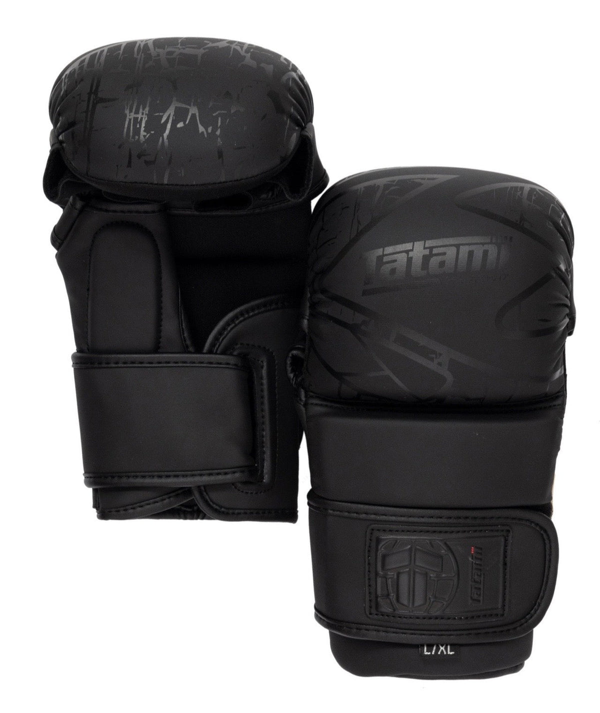 Obsidian 6oz MMA Sparring Gloves - Black