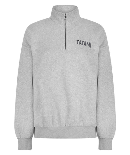 Quarter Zip Jumper - Grey Marl