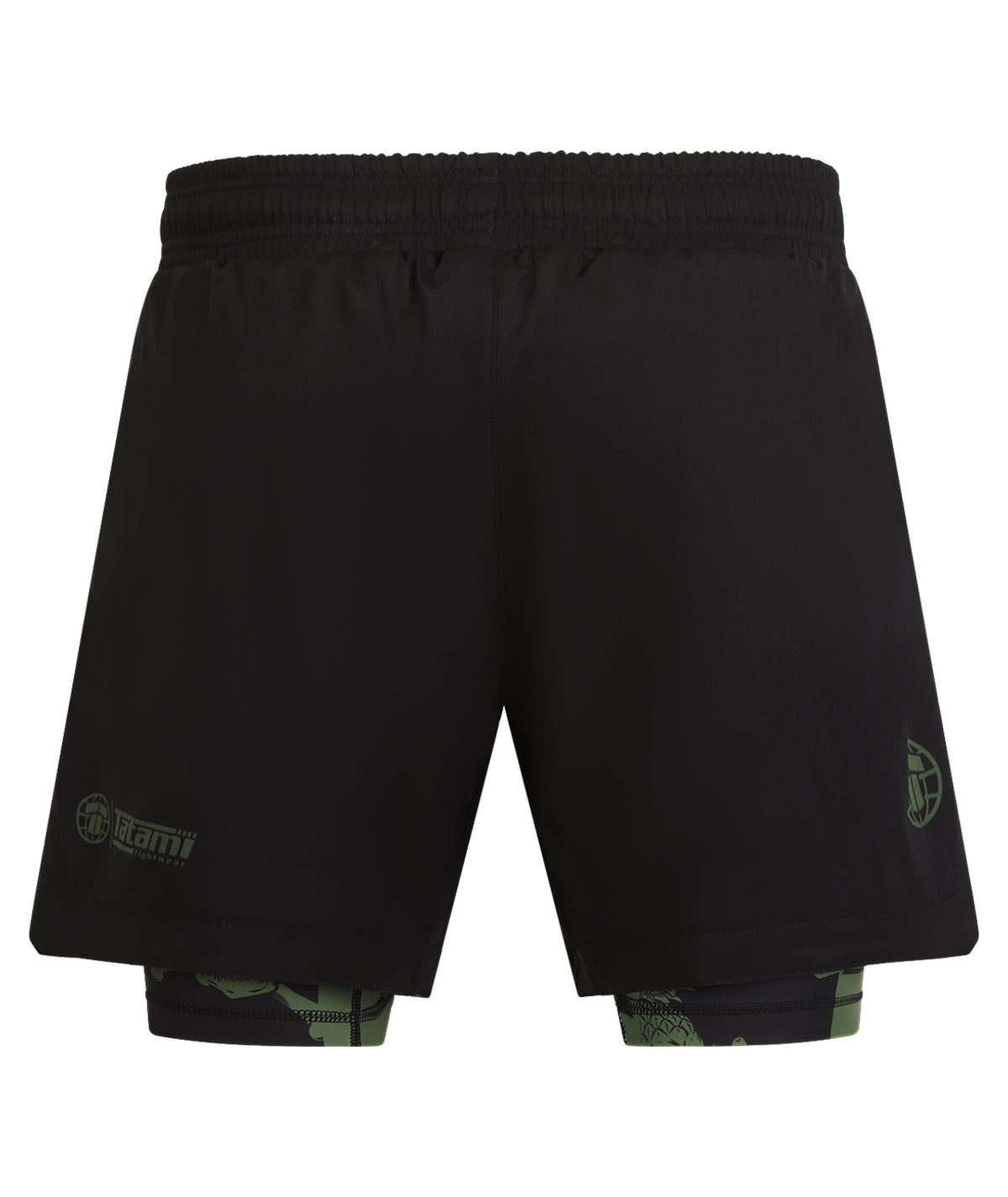 Reorg Hybrid Shorts - Khaki Striped