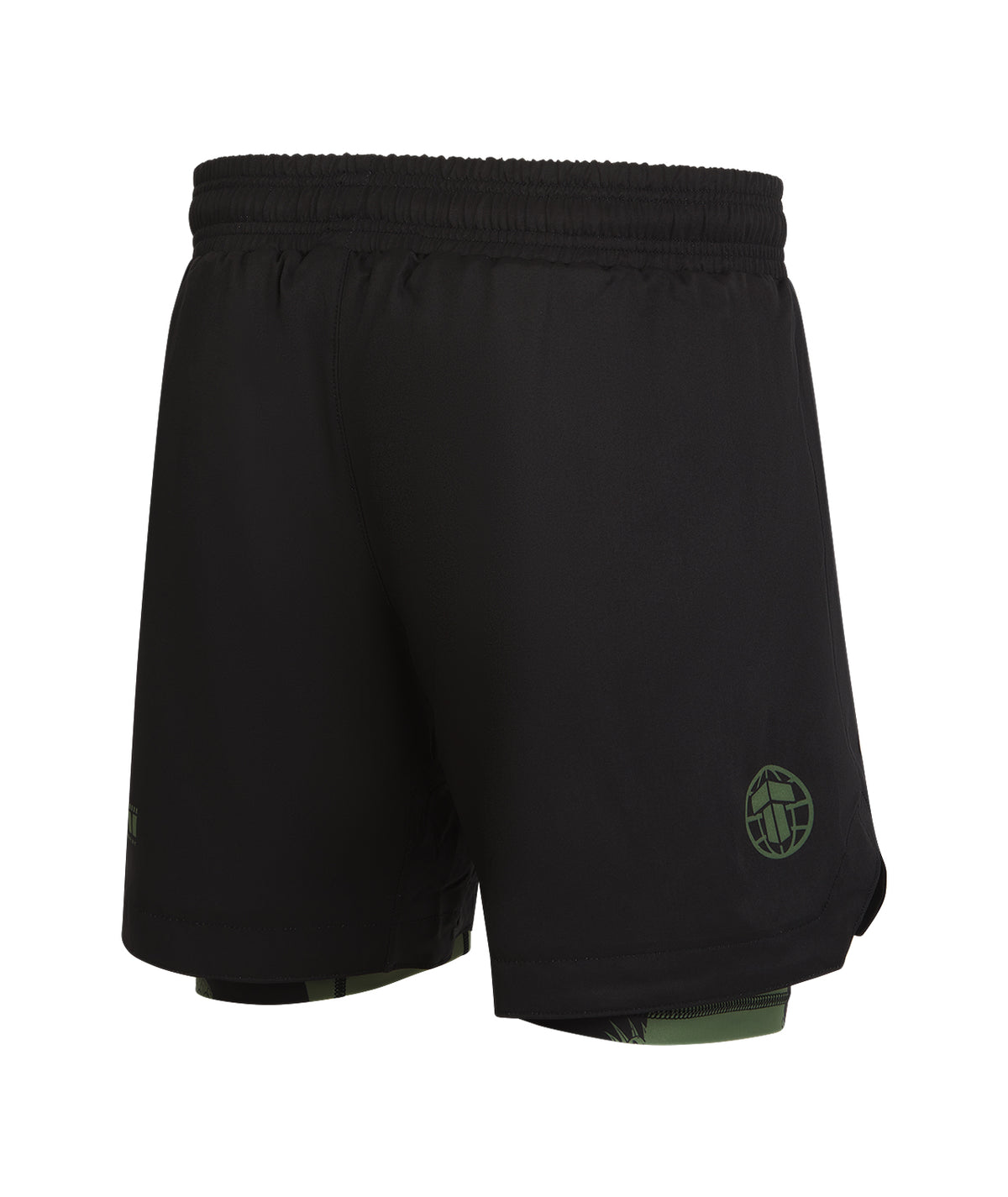 Reorg Hybrid Shorts - Khaki Striped