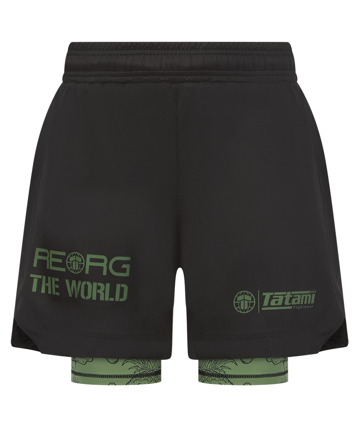 Reorg Hybrid Shorts - Black & Khaki