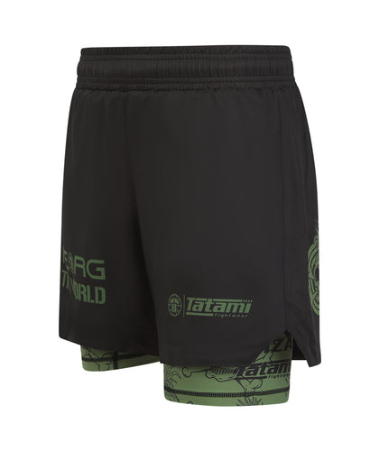 Reorg Hybrid Shorts - Black & Khaki