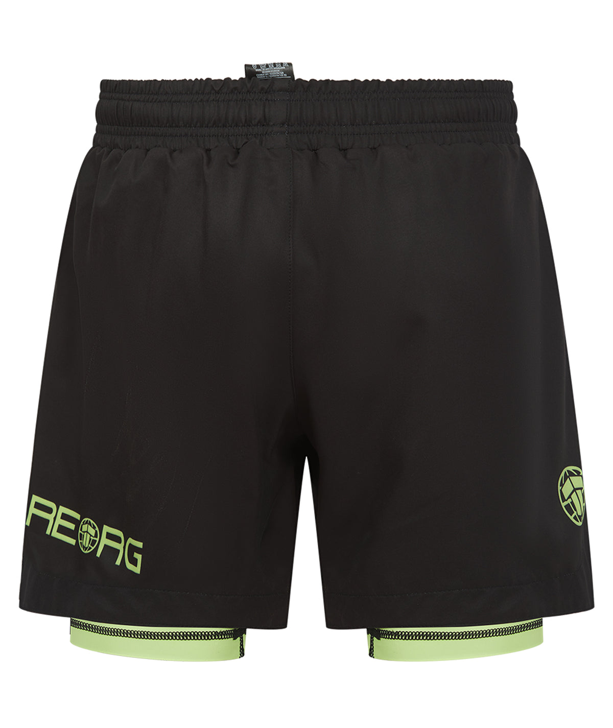 Reorg Hybrid Shorts - Black & Neon Green
