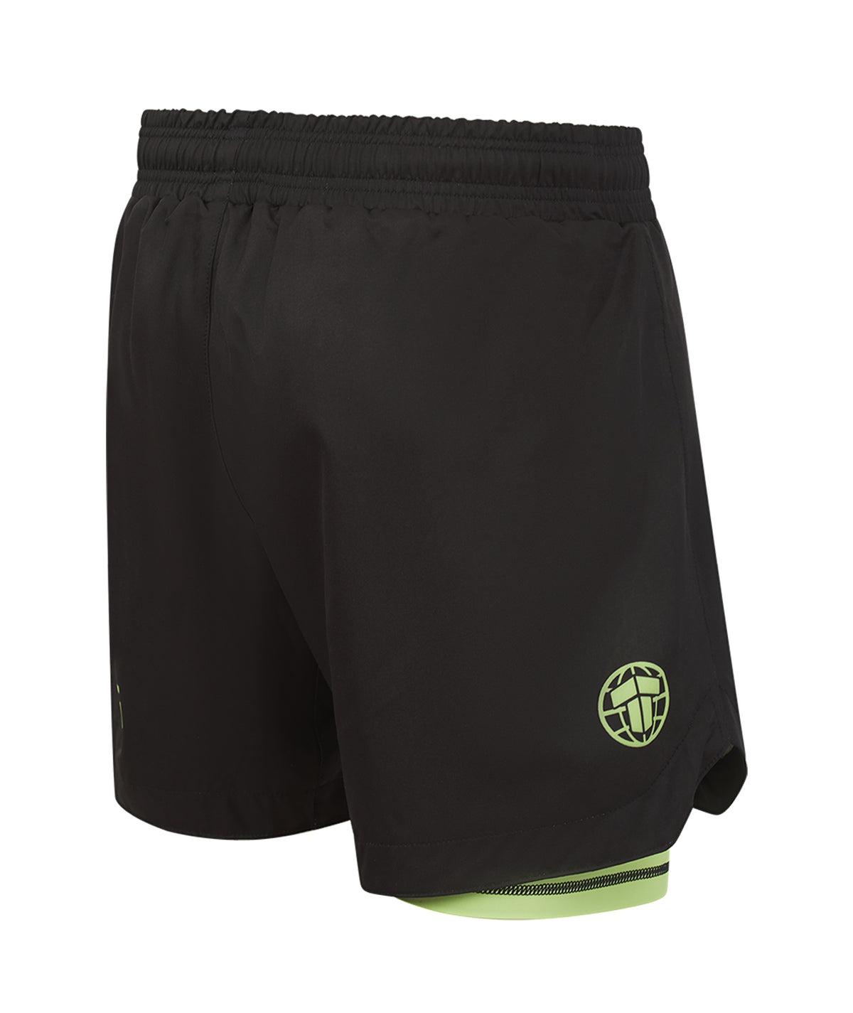 Reorg Hybrid Shorts - Black & Neon Green