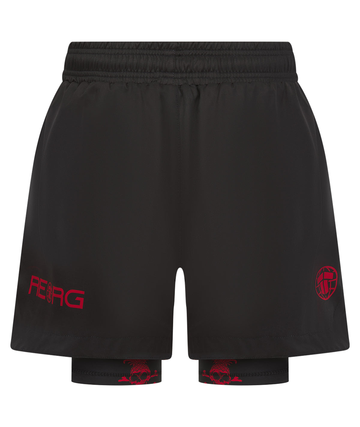 Reorg Hybrid Shorts - Black & Red