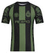 Reorg Striped Rash Guard - Khaki & Black