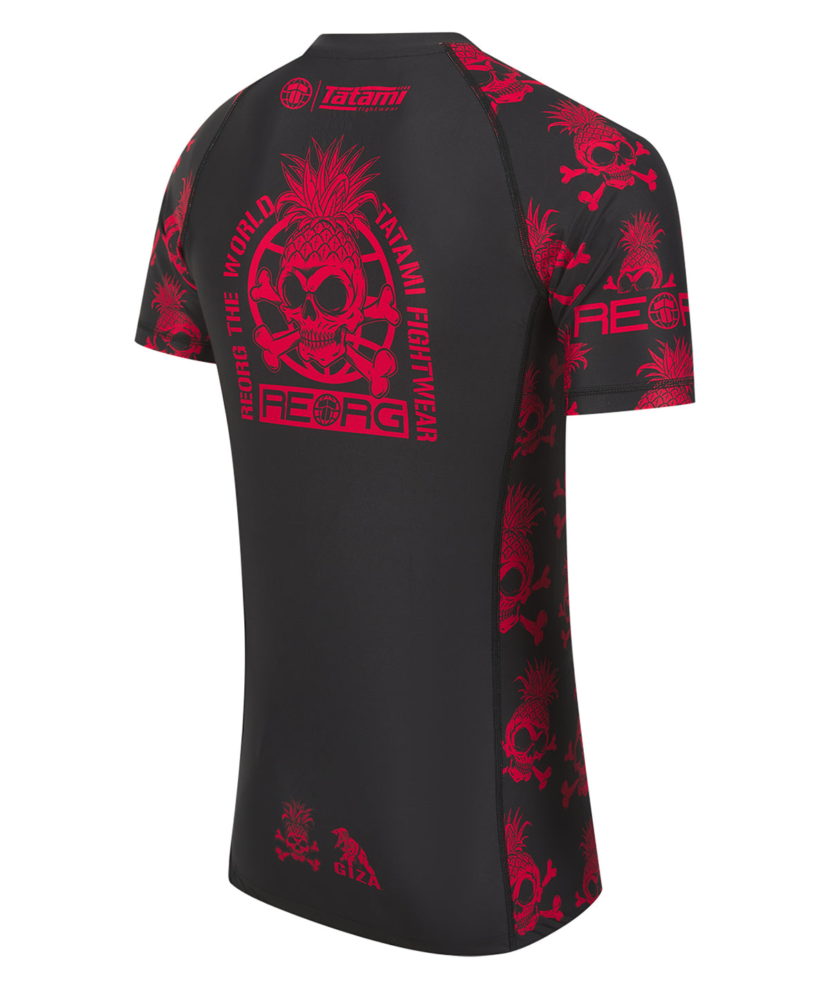 Reorg The World Rash Guard - Black & Red