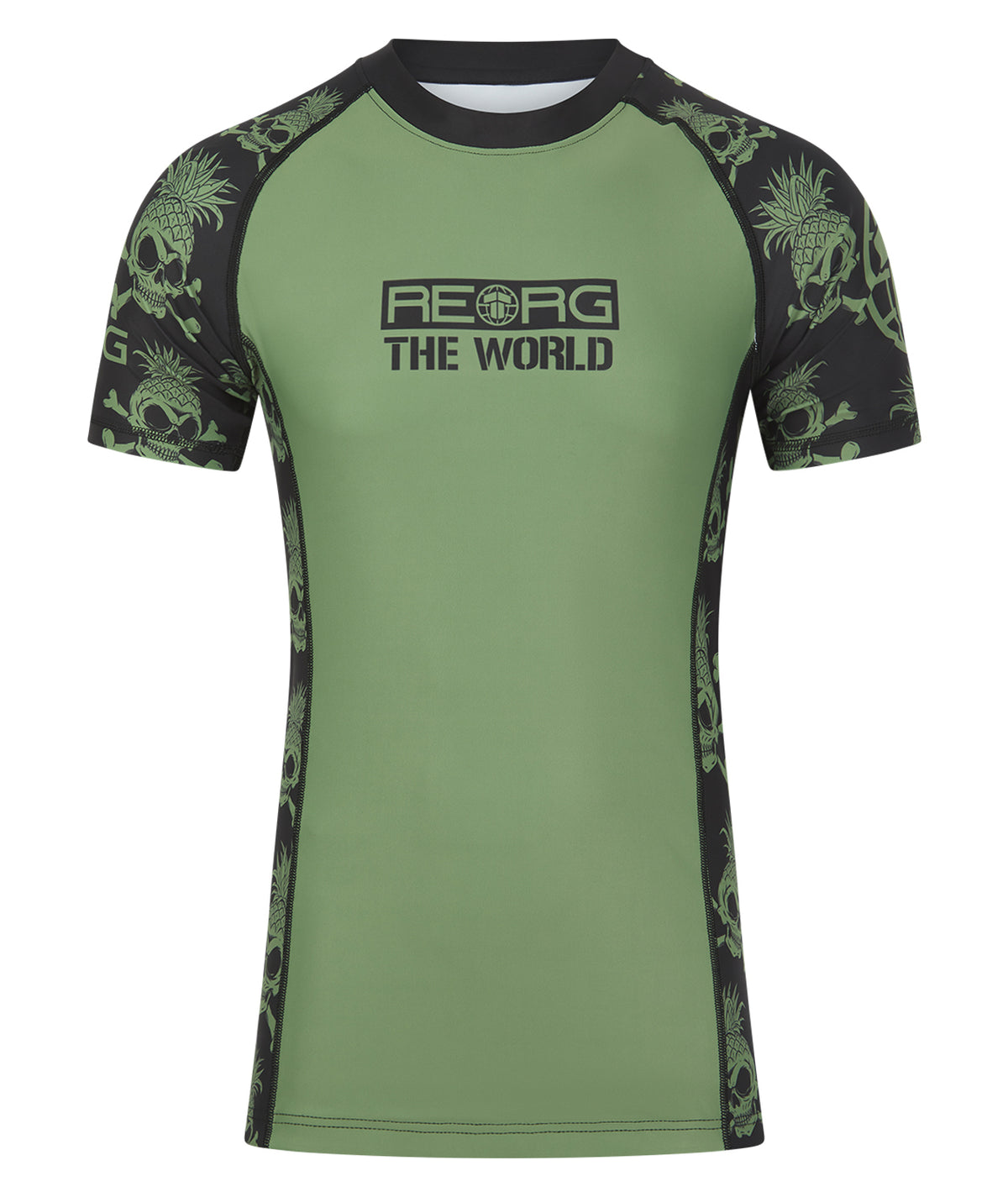 Reorg The World Rash Guard - Khaki