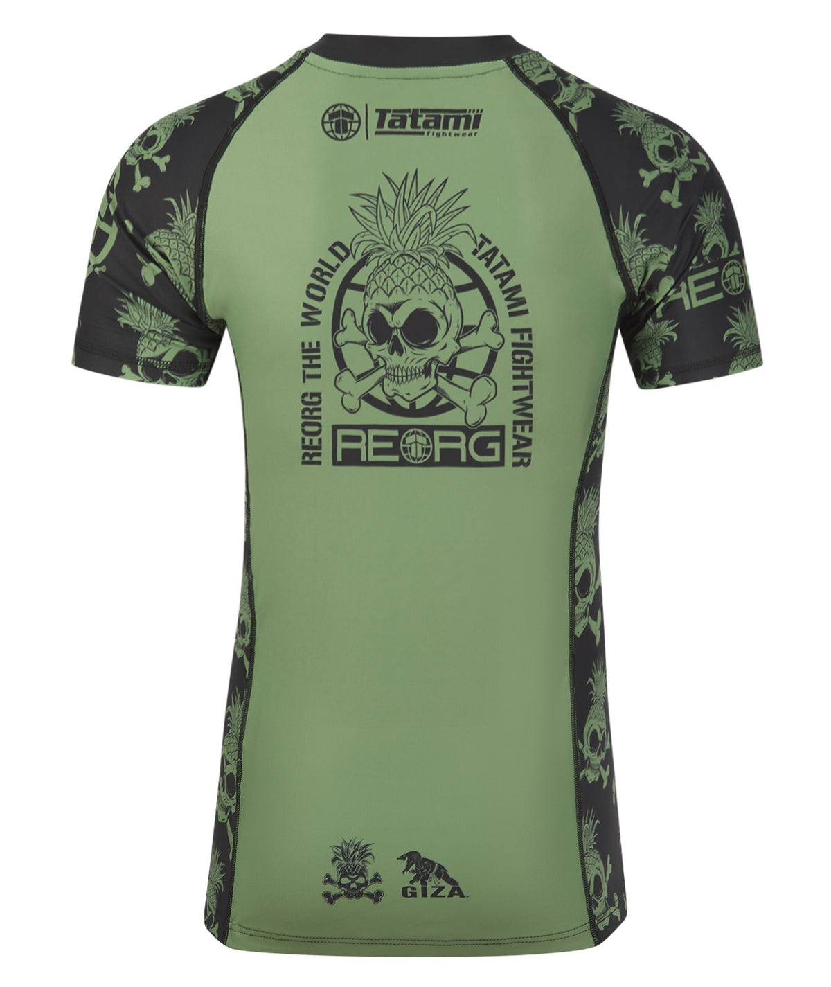 Reorg The World Rash Guard - Khaki