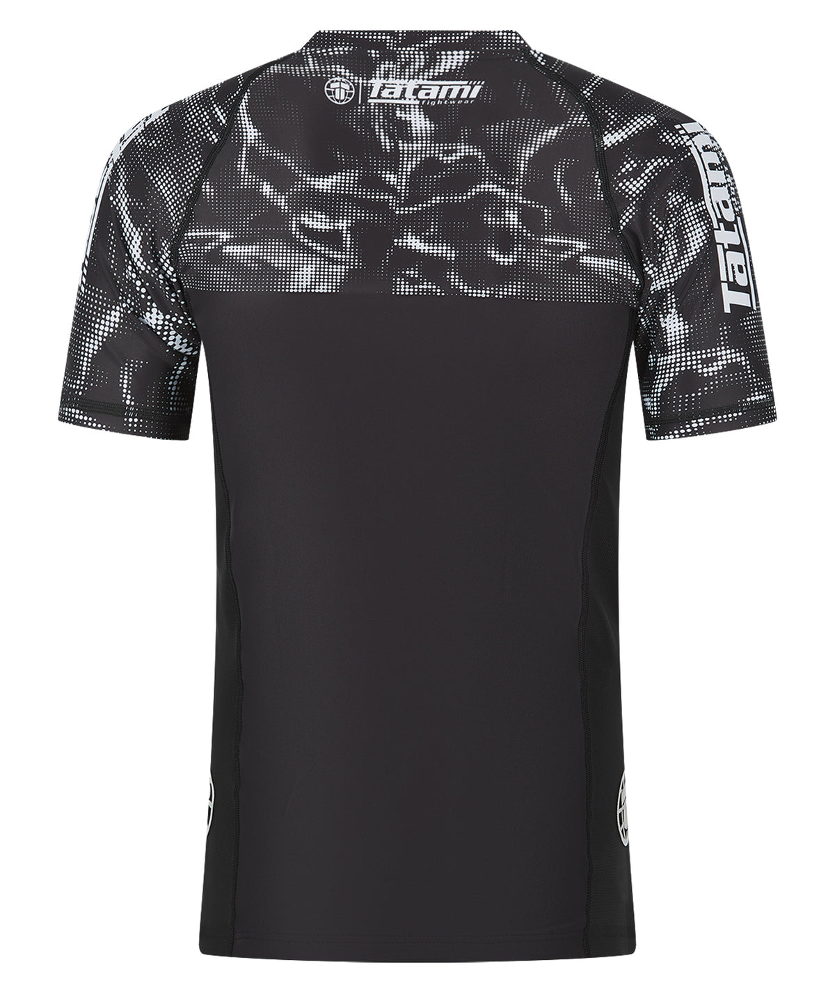 Smoke Short Sleeve Rash Guard - Black