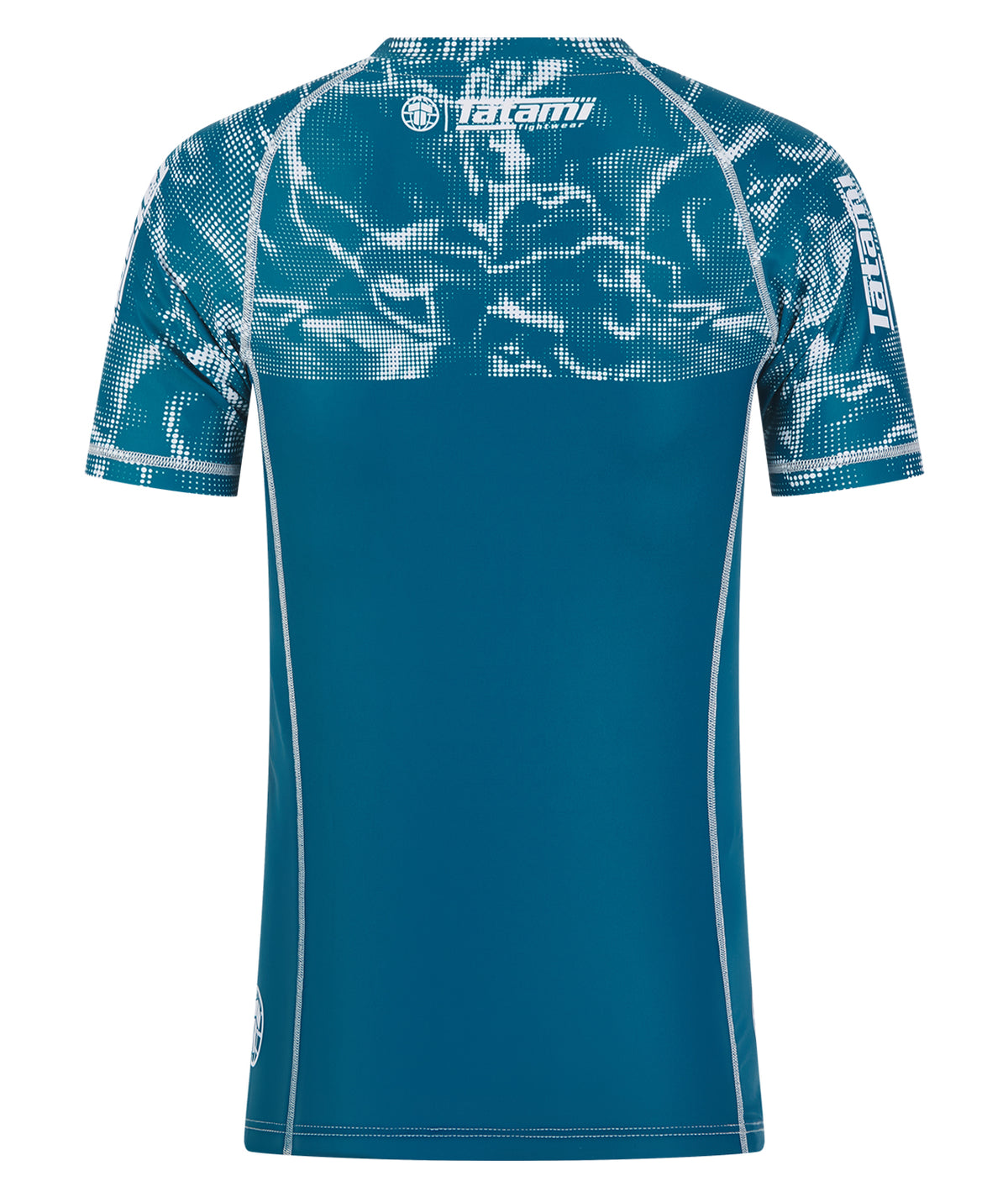 Smoke Short Sleeve Rash Guard - Teal