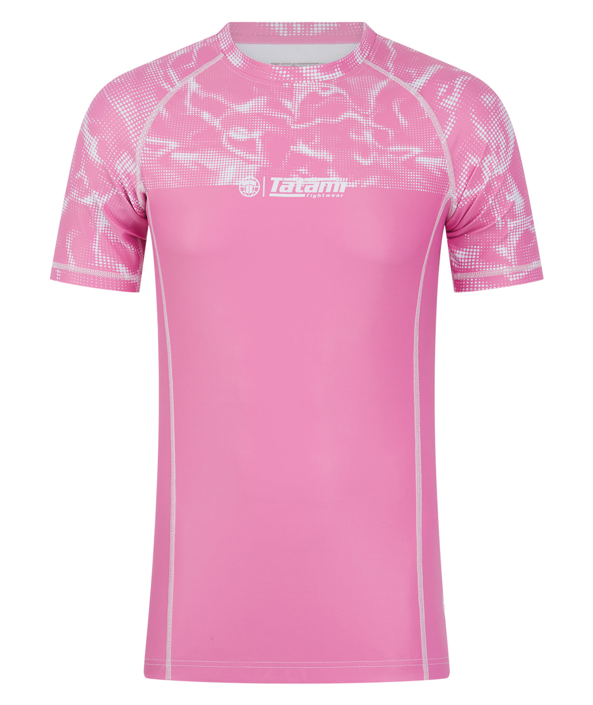 Smoke Short Sleeve Rash Guard - Pink