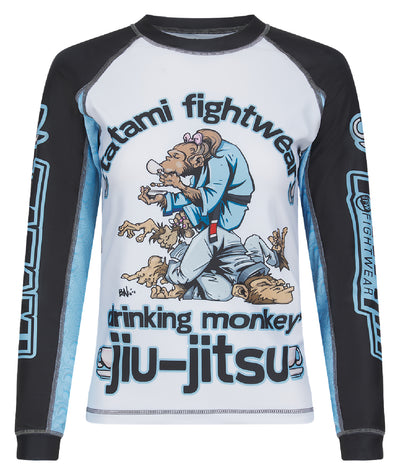 Ladies Drinker Monkey Rash Guard