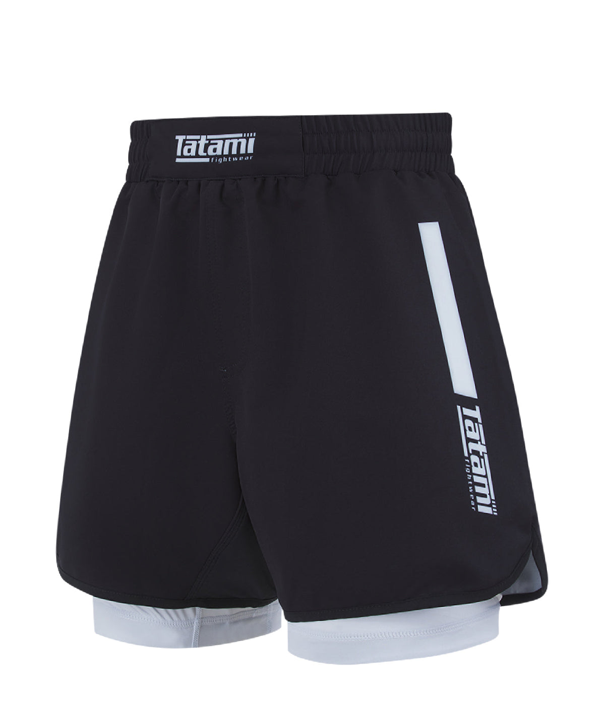 Ladies IBJJF Ranked Hybrid Shorts - White