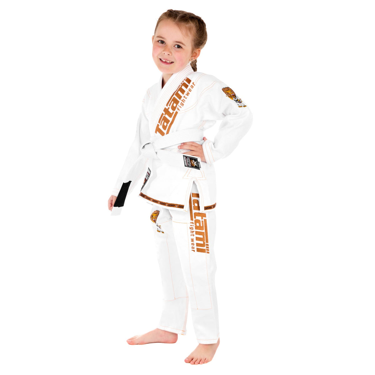 Meerkatsu Kids Animal Gi - White