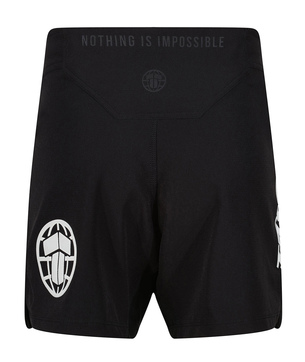 Tatami Pro Grappling Shorts - White on Black