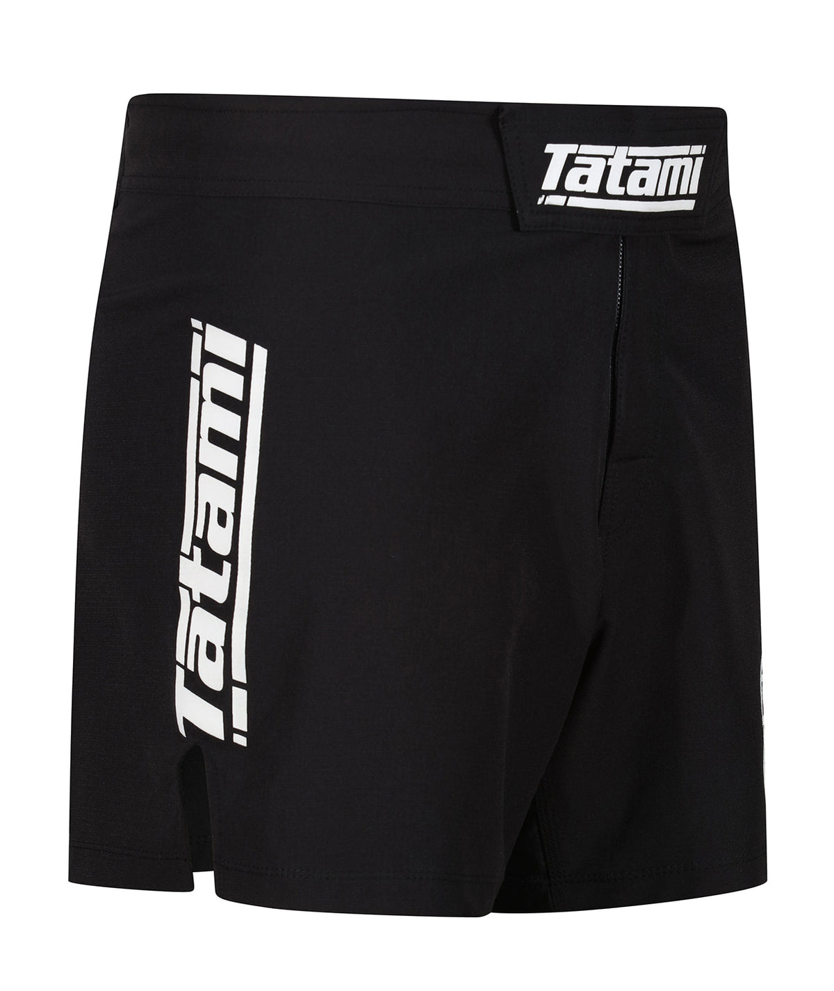 Tatami Pro Grappling Shorts - White on Black