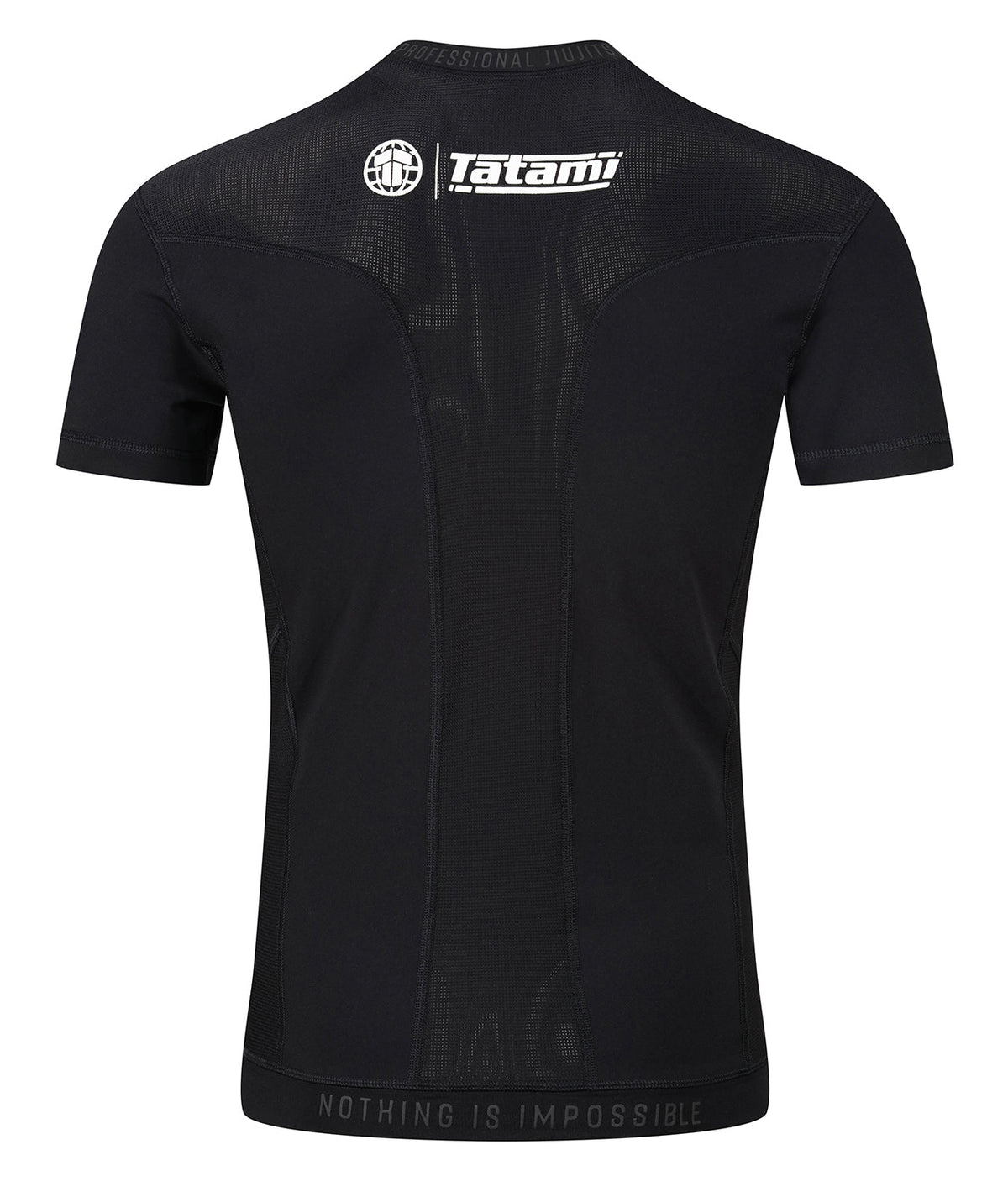 Tatami Pro Rash Guard - White on Black