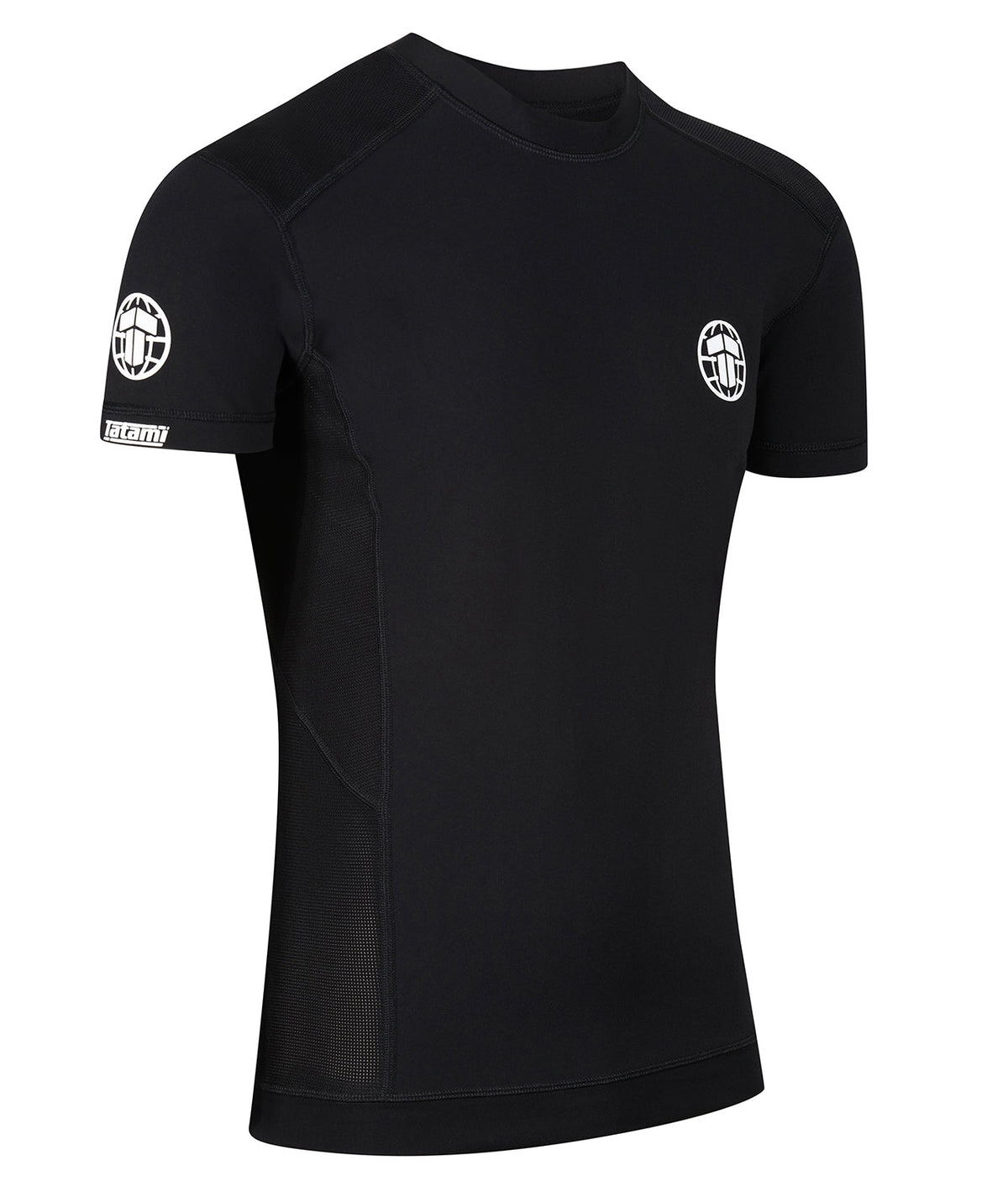Tatami Pro Rash Guard - White on Black