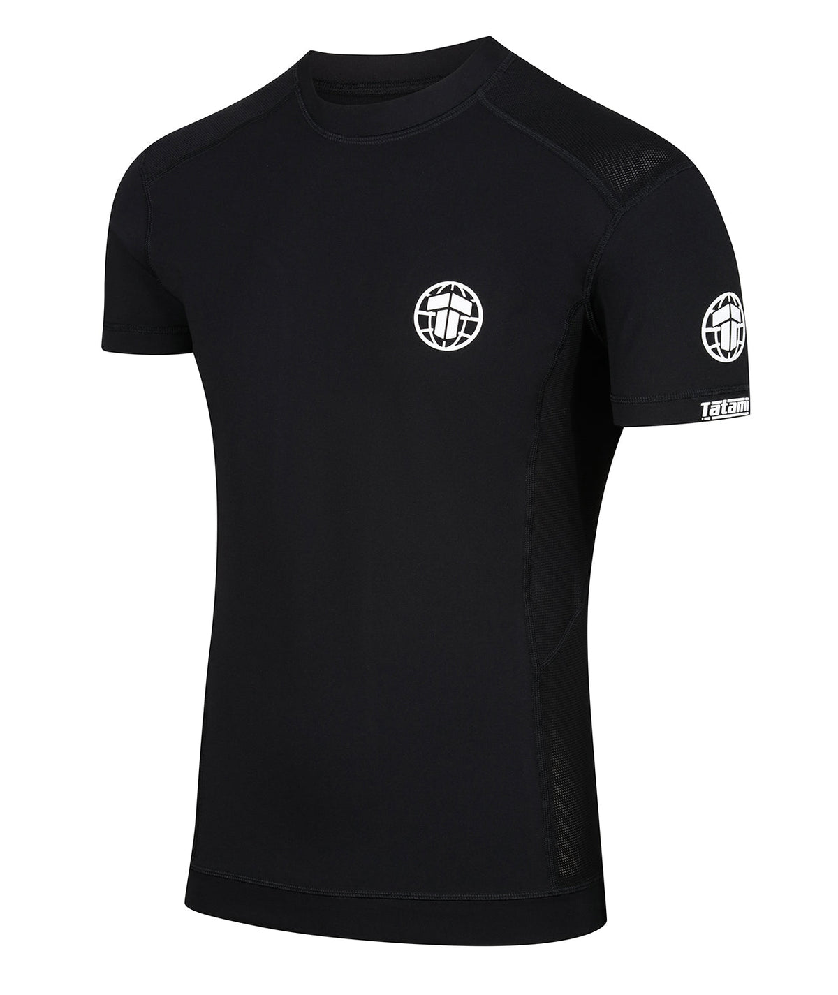 Tatami Pro Rash Guard - White on Black