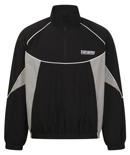 Tatami Tactic Half Zip Tracksuit Top - Black & Grey