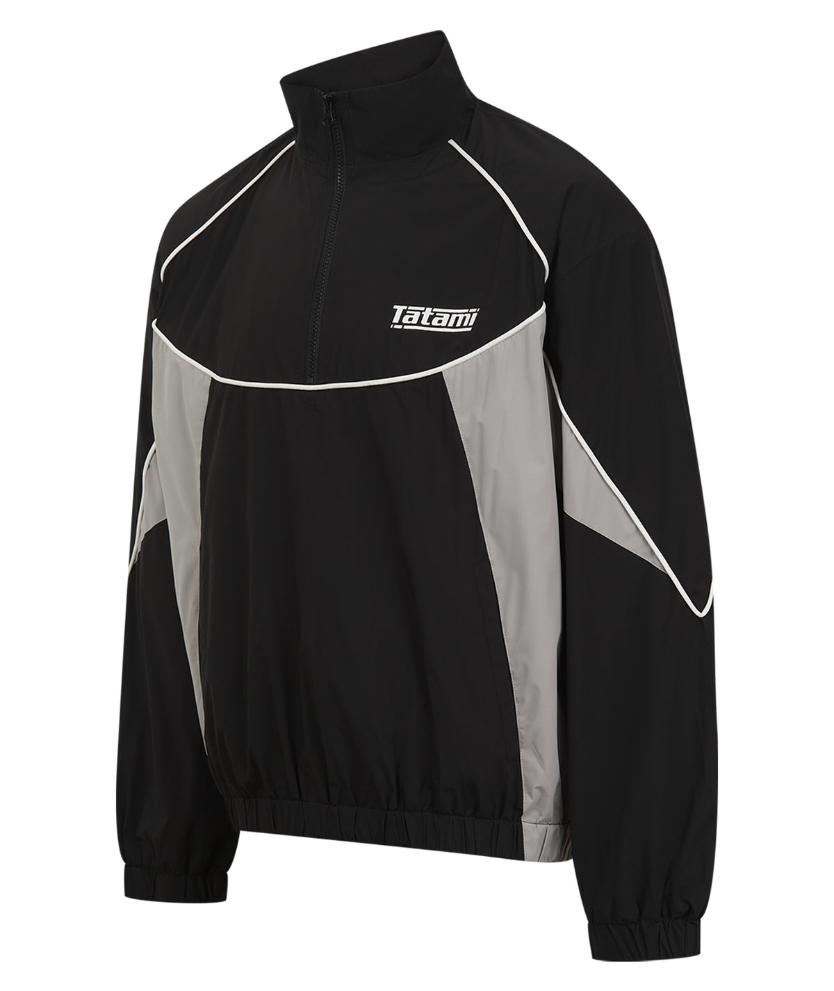 Tatami Tactic Half Zip Tracksuit Top - Black & Grey