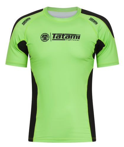 Technical Short Sleeve Rash Guard - Green