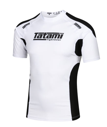 Technical Short Sleeve Rash Guard - White