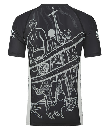 Tatami x Public Domain H Street Rash Guard - Black