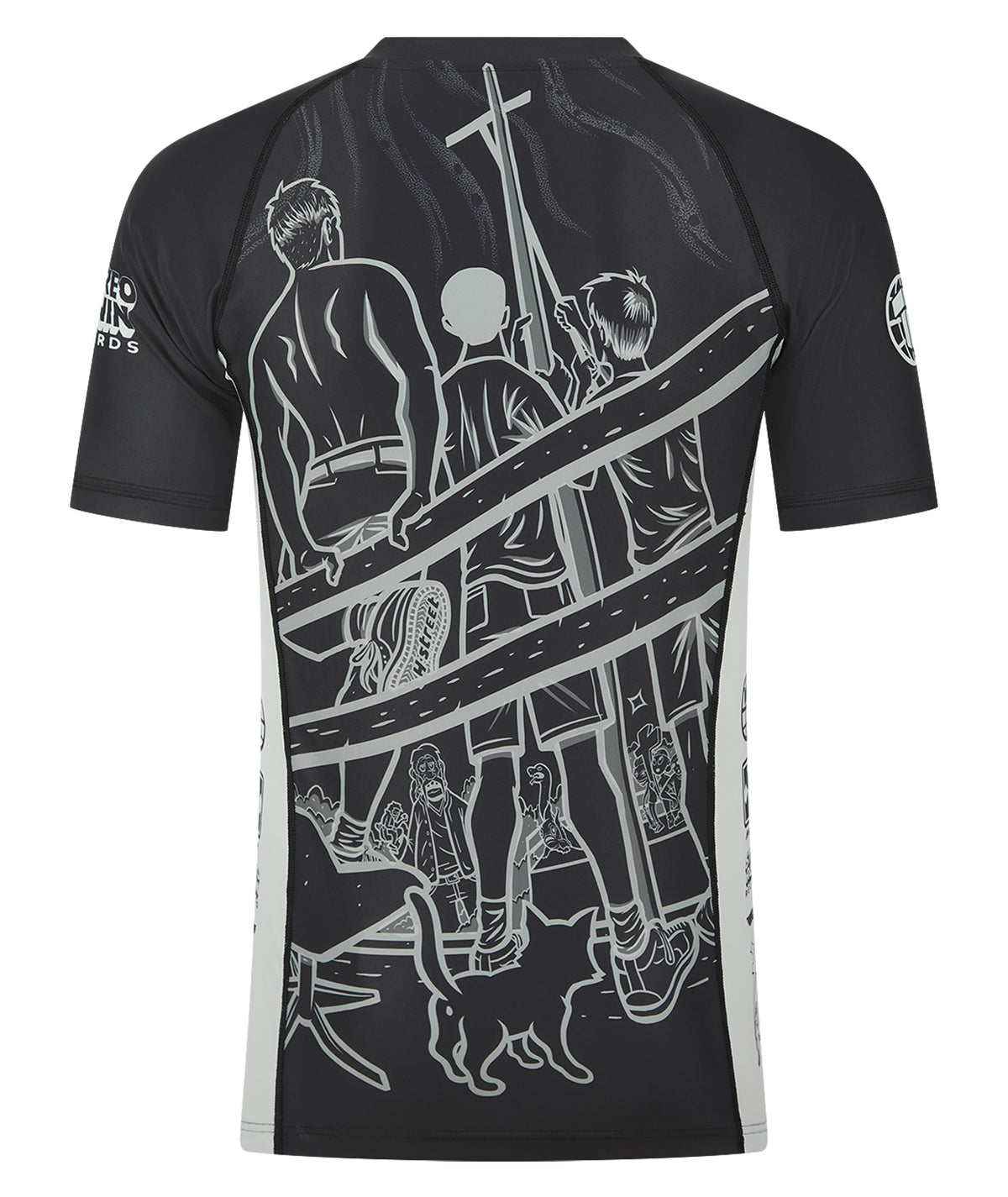 Tatami x Public Domain H Street Rash Guard - Black