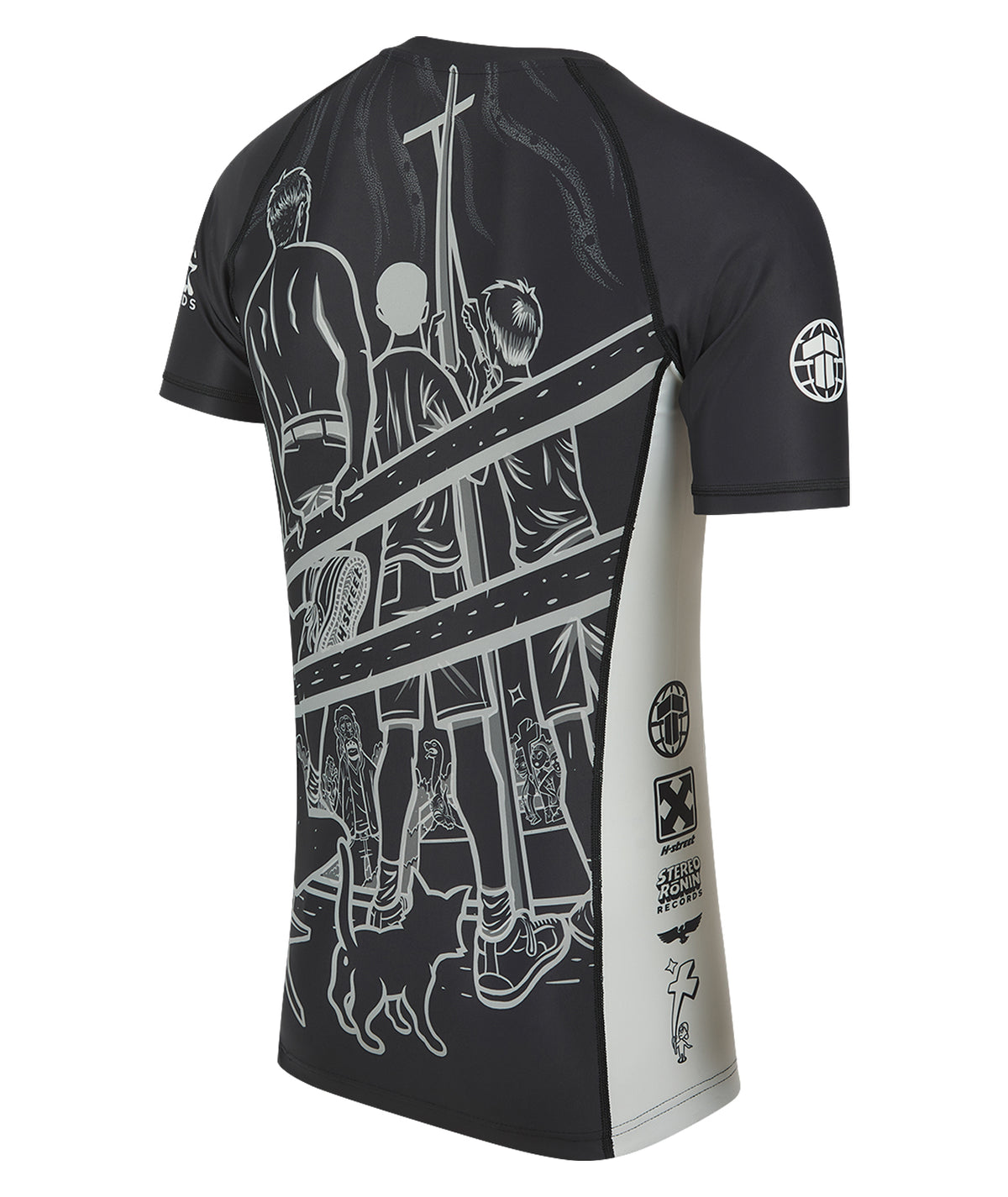 Tatami x Public Domain H Street Rash Guard - Black