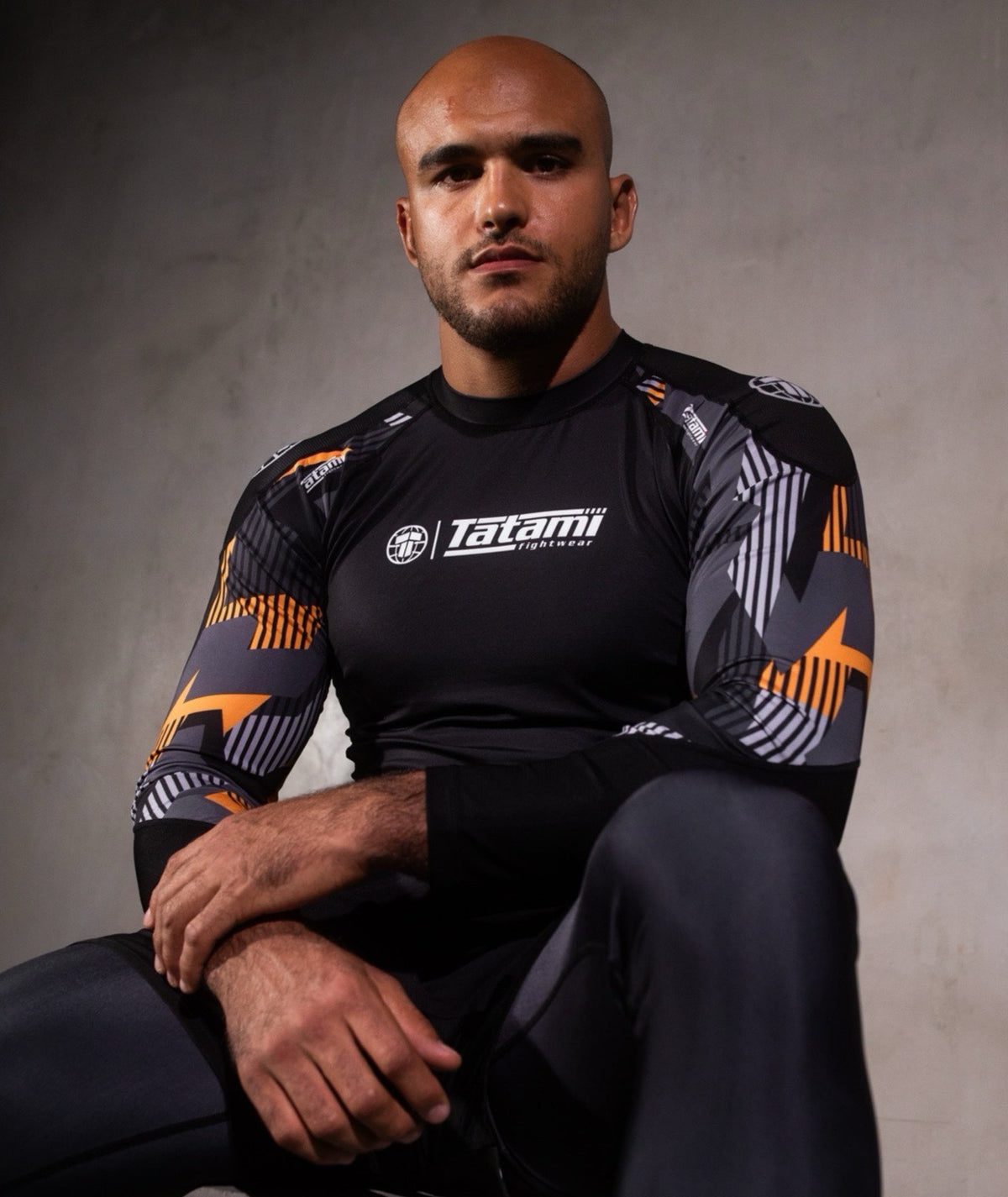 Technical Long Sleeve Rash Guard - Orange